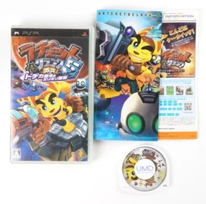 Ratchet & Clank Gekitotsu! Dodeka Ginga no MiriMiri G PSP Japan Import US Seller - Picture 1 of 12
