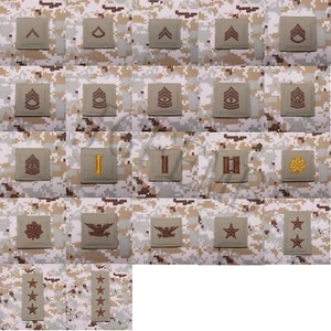 Tan U.S.ARMY Rank Military Embroidery Patch Insignia - Picture 1 of 46