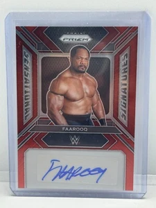 Faarooq Red Prizm /99 Sensational Signatures Auto 2024 Panini Prizm WWE SS-FAA - Bild 1 von 2