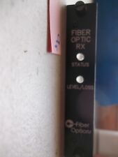 NEW  FIBER OPTIONS VIDEO MULTIMODE FIBER OPTIC RECEIVER 170V-R-R/1BXX (311-1)