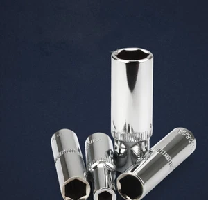 1/4" Inch Drive Deep Socket Set Long Reach Sockets 4mm-14mm Drive Deep Socket - Picture 1 of 5