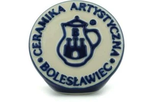 Polish Pottery Factory Logo Dealer Display Sign 4" Bolesawiec Stoneware Handmade - Picture 1 of 4