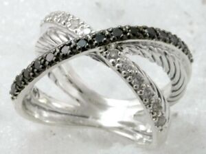 David Yurman Diamond Black Ring Fine Rings for sale | eBay