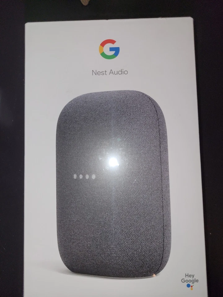 Altavoz inteligente - Google Nest Audio, Asistente de Google, Negro. - Imagen 1 de 1