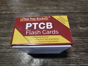 PTCB Exam Study Cards by Test Prep Books Pharmacy Technician Study Aide + EXTRA - Picture 1 of 5