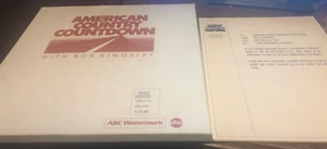 American Country Countdown with Bob Kingsley--June 30, 1984--3 LP vinyl set - Picture 1 of 1