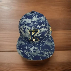The Game Pro Camo Baseball Cap Size 7 With K - Picture 1 of 5