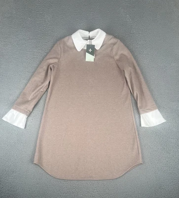 Tuckernuck Women's Sandwhisp Dakotah Dress Dickey Peter Pan Collar Shift Size S - Image 1 of 4