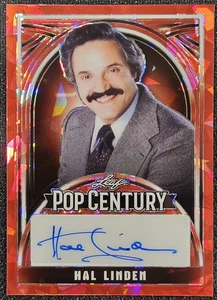 Hal Linden 2024 Leaf Pop Century Red Kaleidoscope #4/5 Barney Miller - Picture 1 of 2