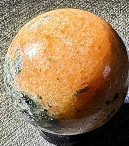 Orange Calcite Sphere Ball Gemstone 1.18” - Picture 1 of 8