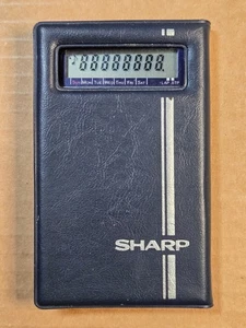 Sharp EL-450 Vintage Tone Sound Pocket Size Calculator Working Well - Picture 1 of 4