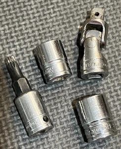 Snap On 1/2” Socket Lot FS181 9/16, FS201 5/8, FTSM 8A 8mm, FU 8A - Bild 1 von 14