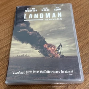 Landman: Season One (DVD, 2025) NEW Billy Bob Thornton Demi Moore drama western - Foto 1 di 3