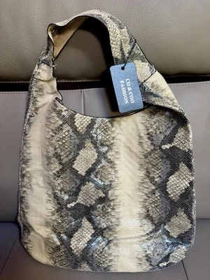Shoulder Hobo Bag Snakeskin looking, brand new - Image 1 of 4