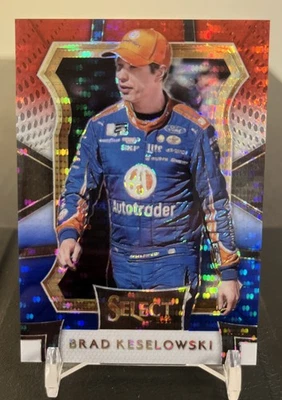 2017 Panini Select Grandstand Brad Keselowski #9 Red White & Blue Prizm /299 - Image 1 of 2