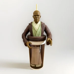 Vintage Star Wars Mace Windu Tumbler w/ straw Episode 1- 1999 - Picture 1 of 4