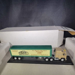 Vintage Matchbox Collectibles 1909 Harley-Davidson V-Twin Tractor Trailer - Picture 1 of 2