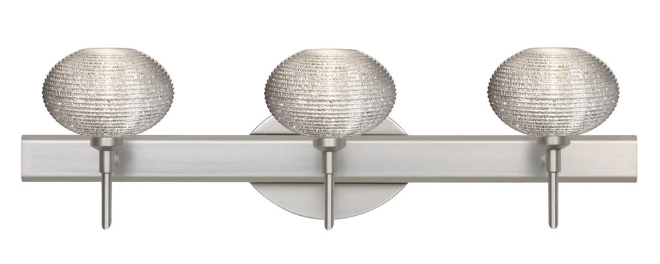 Besa Lighting 3SW-5612GL-LED-SN Lasso Bathroom Vanity Light Satin Nickel - Image 1 of 1