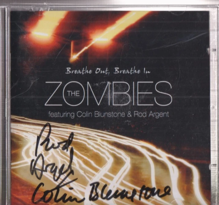 1 цент компакт-диск Zombies/Colin Blunstone & Rod Argent — Breathe Out, Brea / АВТОГРАФ - Изображение 1 из 2