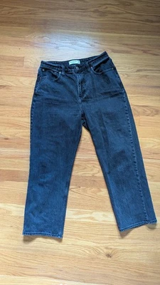 Jean corto Abercrombie & Fitch Curve Love vintage recto tiro alto 29/8 Foto 1 de 4