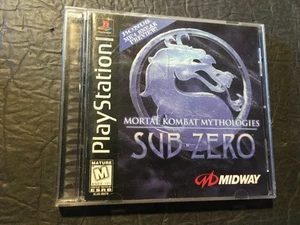 Mortal Kombat Mythologies Sub Zero Sony PlayStation 1 PS1 - Picture 1 of 4