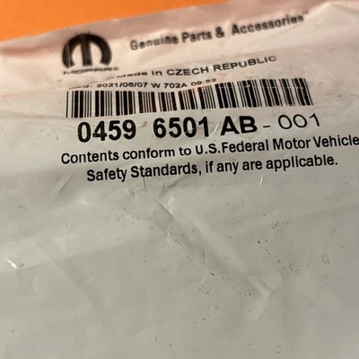  Filtro de aire de cabina OEM Mopar 300 06-10 Dodge Charger 05-08 Magnum 4596501AB Foto 1 de 2