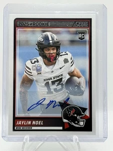 Jaylin Noel 2025 Panini Score Rookie Base Signatures Autograph #68 Texans - Picture 1 of 2