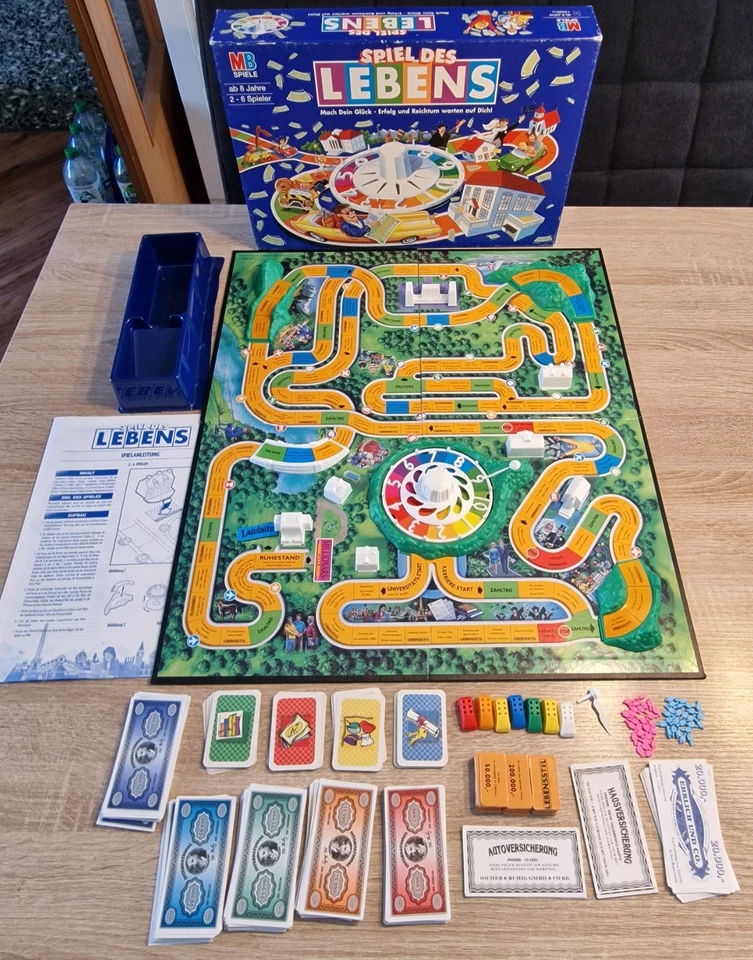 MB Spiel des Lebens Gesellschaftsspiel guter Zustand + vollständig - Bild 1 von 4