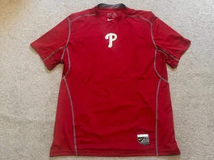 Camisa ajustada Nike Pro Combat Philadelphia Phillies roja Hypercool DRI-FIT para hombre XL - Imagen 1 de 13
