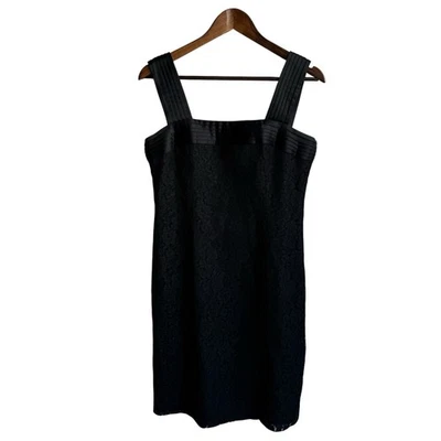 Amanda Smith Womens Cocktail Dress Sz 6 Sleeveless Mini Lace Satin wide strapH-1 - Image 1 of 4