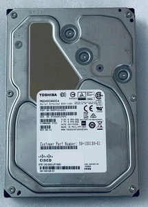 Toshiba MG04SCA60EA SAS 3.5" HDD 12Gb/s SAS 7.2K RPM Toshiba 6TB SAS 100% Health - Picture 1 of 2