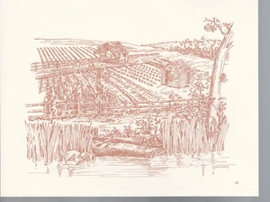 DIBUJOS HISTÓRICOS DE MARYBOROUGH QLD, IMPRESIÓN, LOS JARDINES - Imagen 1 de 1