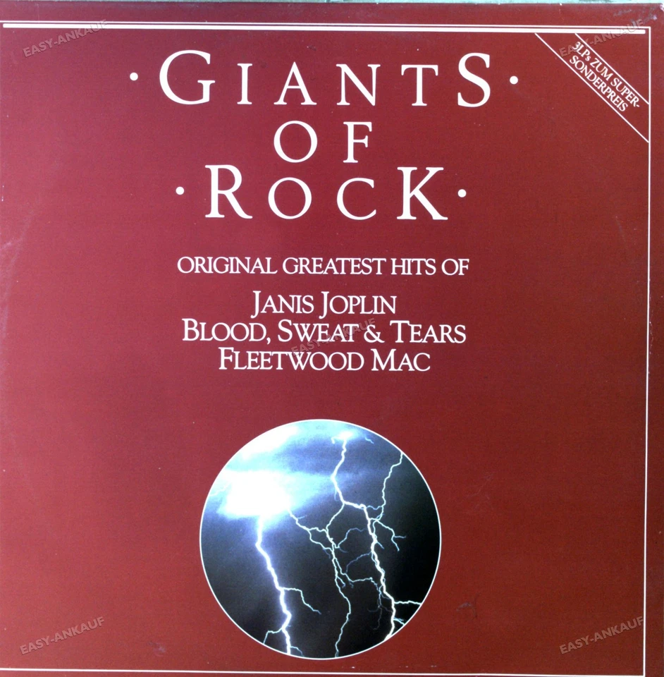 Blood, Sweat & Tears / Fleetwood Mac / Janis Joplin - Giants Of Rock 3LP .* - Image 1 of 1
