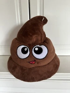 Fiesta Poop Emoji Brown 12” Plush Cushion Hat - Picture 1 of 5