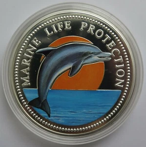 [R2610] 20 Dollar 1998, Palau, 5Oz Silber, Marine-Life-Protection - Imagen 1 de 3