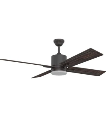 TEANA 52" 4-BLADE LED INDOOR CEILING FAN IN ESPRESSO - Image 1 of 4