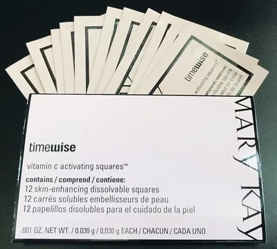 New Mary Kay Timewise Vitamin C Activating Squares 12 Pack Fast Ship - Image 1 of 4