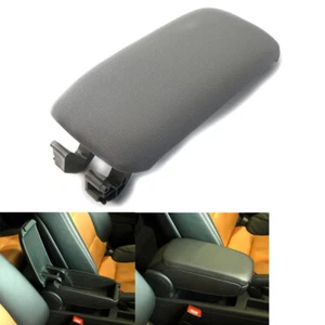 Cloth Padding Armrest Center Console Lid Cover for Audi A3 8P 2003 - 2012 Gray - Picture 1 of 7