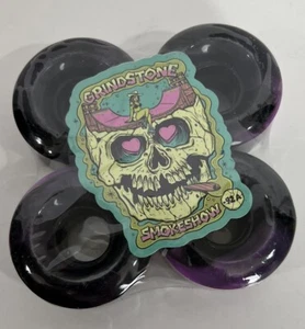 Ruedas Grindstone SMOKESHOW - PAQUETE DE 4 Deep Purple + Negro -92A. ¡¡¡ENVÍO GRATUITO!!!! - Imagen 1 de 2