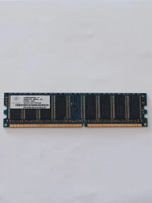 Nanya NT256D64S88C0G-5T 256MB DDR-400 PC-3200U RAM Memory - Image 1 of 3