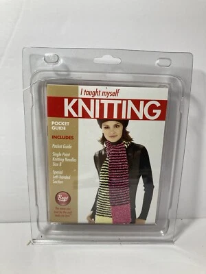 I Taught Myself Knitting Pocket Guide Instruction with Needles Boye New Sealed - Image 1 of 4
