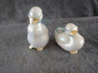 2 Vintage Lustreware Duck Bird Figurines