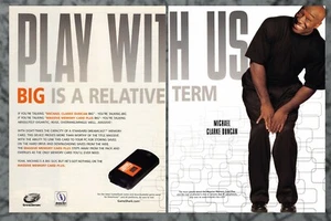 Game Shark Michael Clarke Duncan Sega Dreamcast Memory 2000 2-Page Print Ad Art - Picture 1 of 1