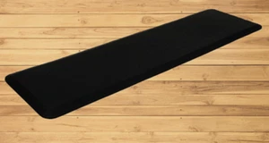 NewLife Nonslip 1/2" Thick Utility Comfort Mat 20x72 Leather Grain Black - Picture 1 of 1
