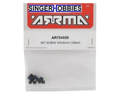 Arrma ARAC9912 AR724505 Set Screw 5x5mm (10) HH - Image 1 of 2