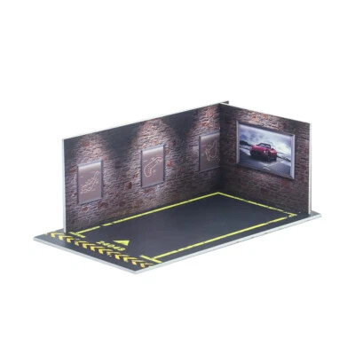 1:24 Scale Car Parking Lot Scene Garage Car Model Display Parking Lot  - Image 1 of 2
