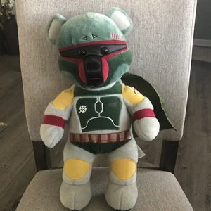 Peluche Build A Bear 2021 Star Wars Mandalorian 18" Boba Fett juega feliz cumpleaños - Imagen 1 de 13