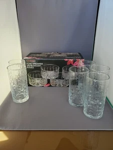 10 Stück MCM Noblesse Muster Skandinavisches Design Glaswaren 6 Becher 4 Schüsseln - Bild 1 von 7