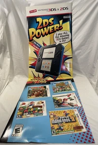 Nintendo 3DS & 2DS Promo Store Display Schild 20"x61" Super Mario Donkey Kong + - Bild 1 von 7