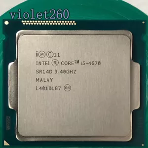 4Th Gen Intel Core i5-4670 LGA 1150 CPU Processor Haswell Quad-Core 3.4 GHz 6MB - Picture 1 of 1